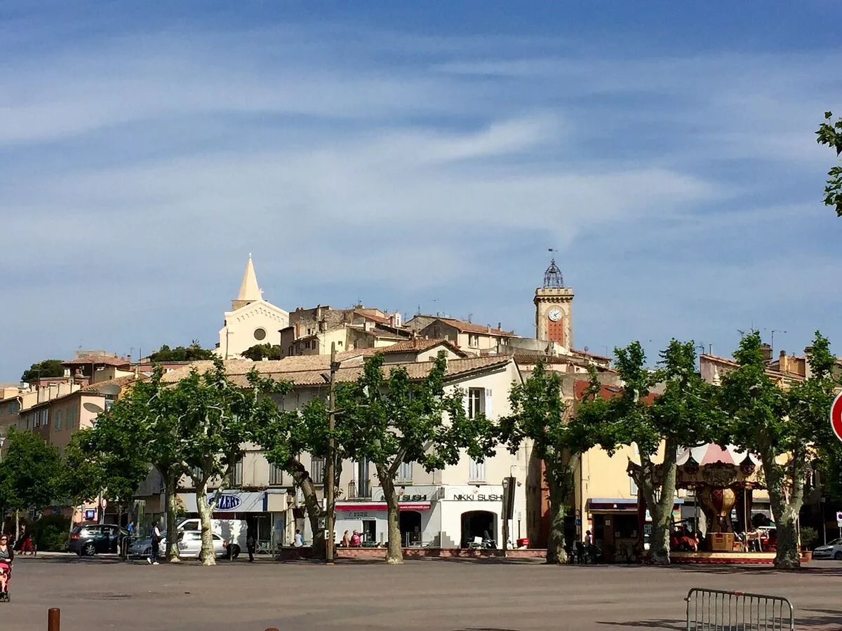 Le centre-ville d'Aubagne